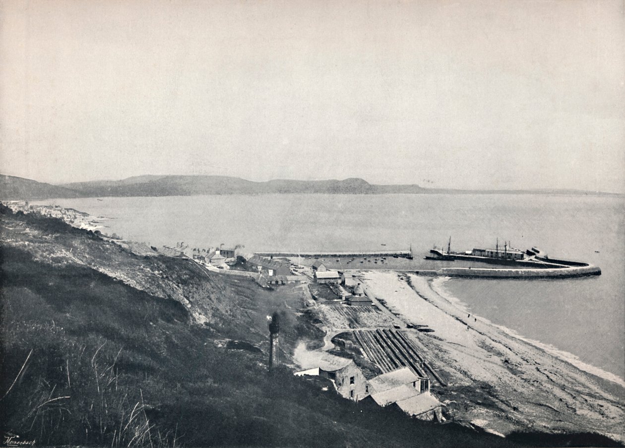 Lyme Regis - Der Hafen, 1895 von Unbekannt