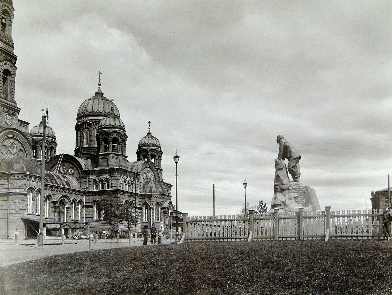 Bahnhof Lysva, Russland, 1900er Jahre von Unbekannt