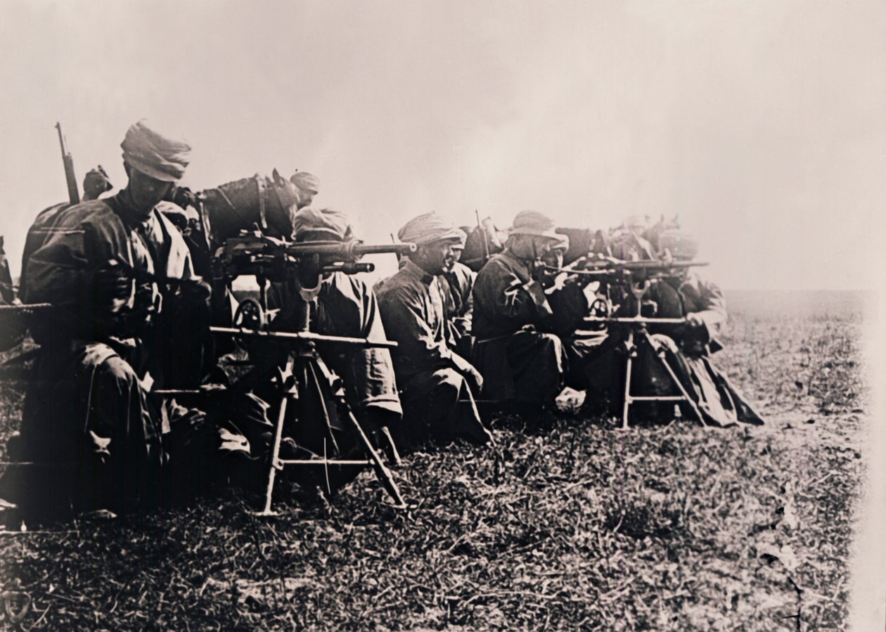 Maschinengewehrschützen, ca. 1914-1918 von Unbekannt