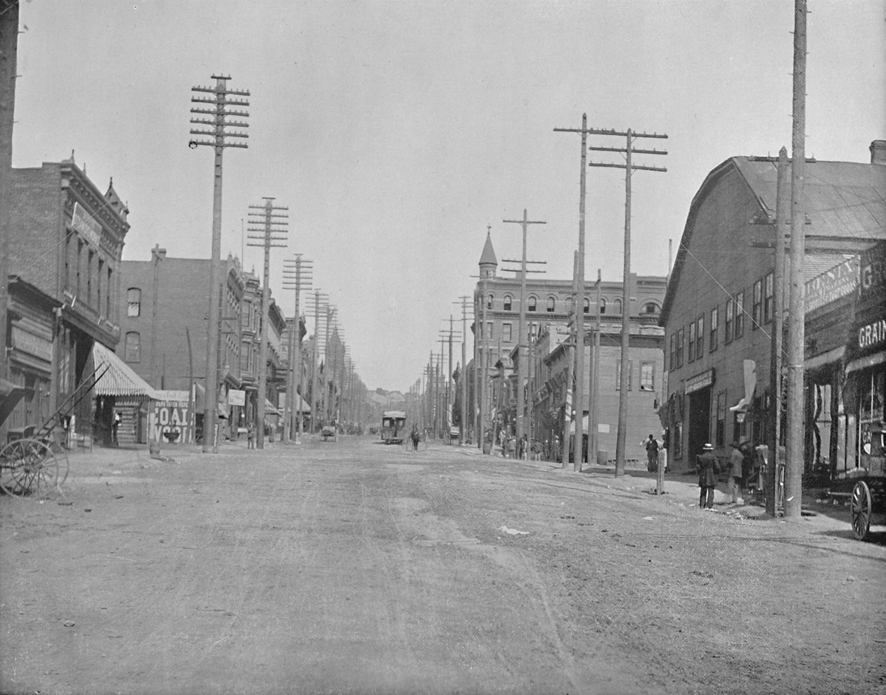 Hauptstraße, Butte City, Montana von Unbekannt