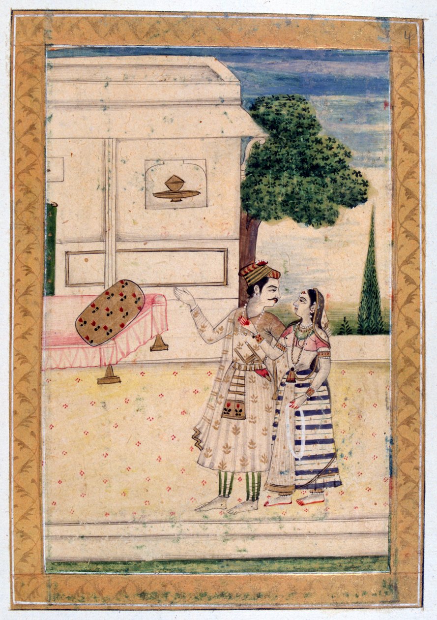 Malavi Ragini, Ragamala-Album, Schule von Rajasthan, 19. Jahrhundert von Unbekannt