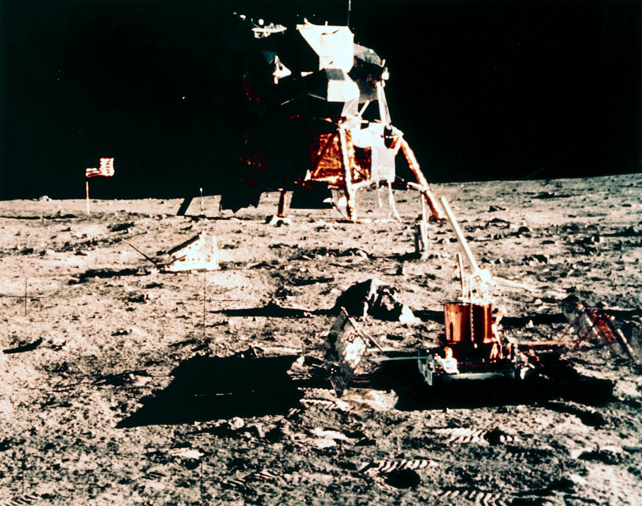 Bemannte Raumfahrt, USA, Apollo 11 Apollo 11 Mondexperimente von Unbekannt