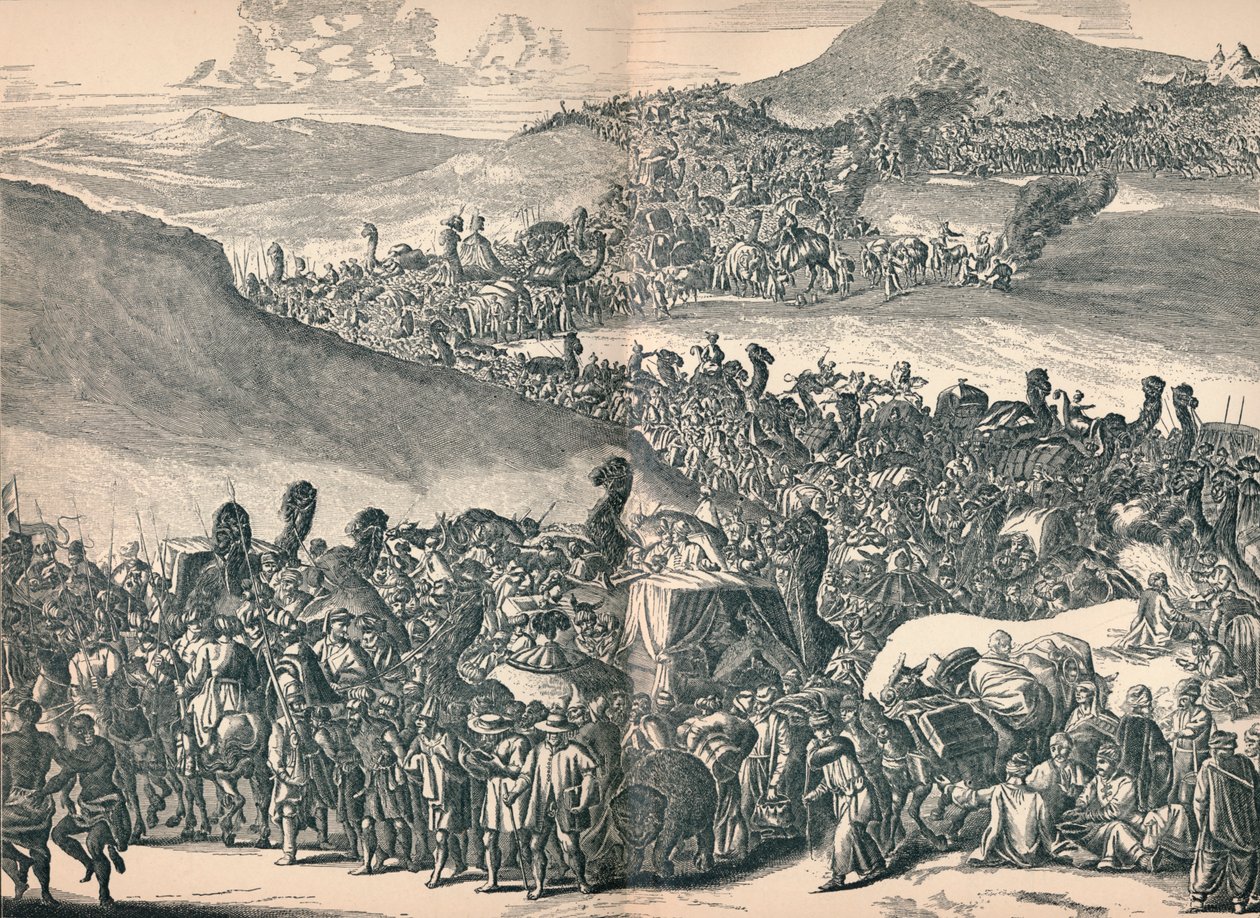 Mansa Musa auf dem Weg nach Mekka, ca. 1670, 1903 von Unbekannt