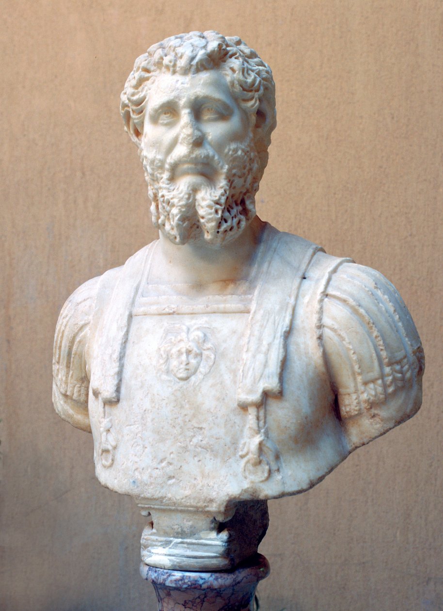 Marmorbüste des römischen Kaisers Lucius Septimius Severus von Unbekannt