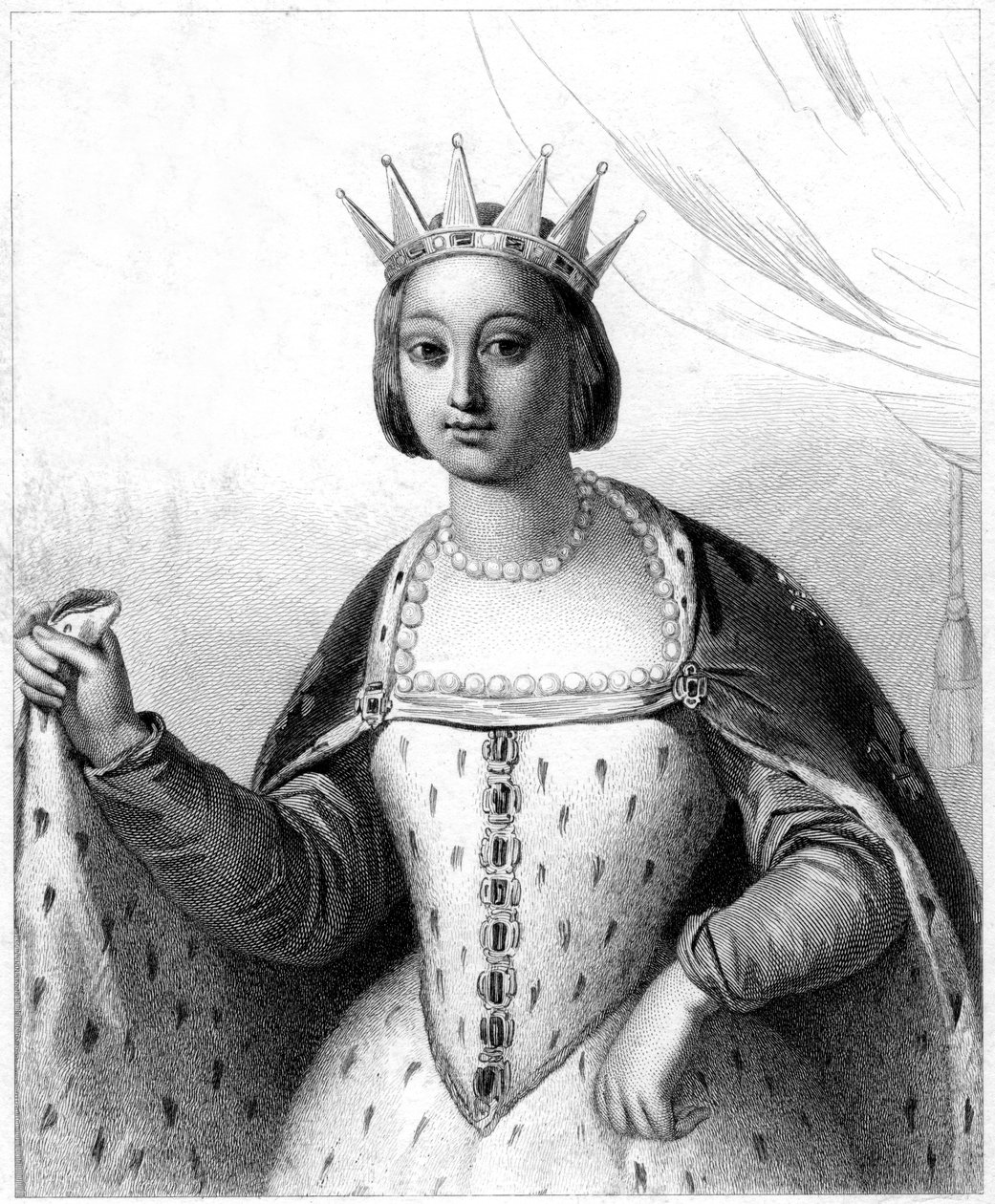 Margarete von der Provence, Königin von Ludwig IX. von Frankreich von Unbekannt