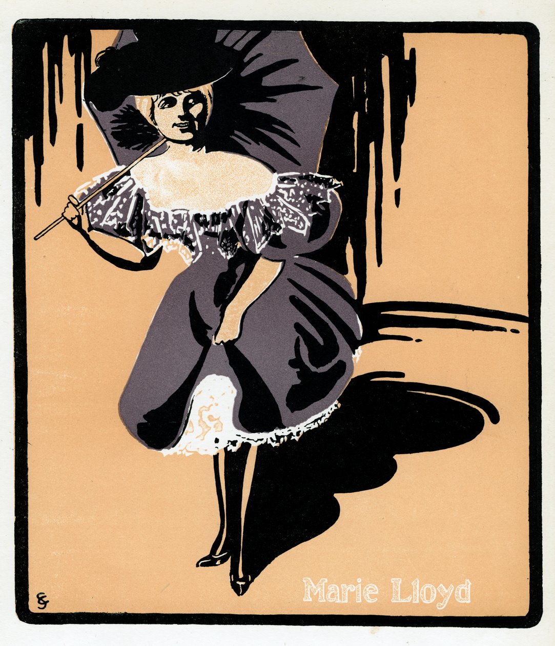 Marie Lloyd 1870-1922, englische Music-Hall-Sängerin, spätes 19. Jahrhundert von Unbekannt