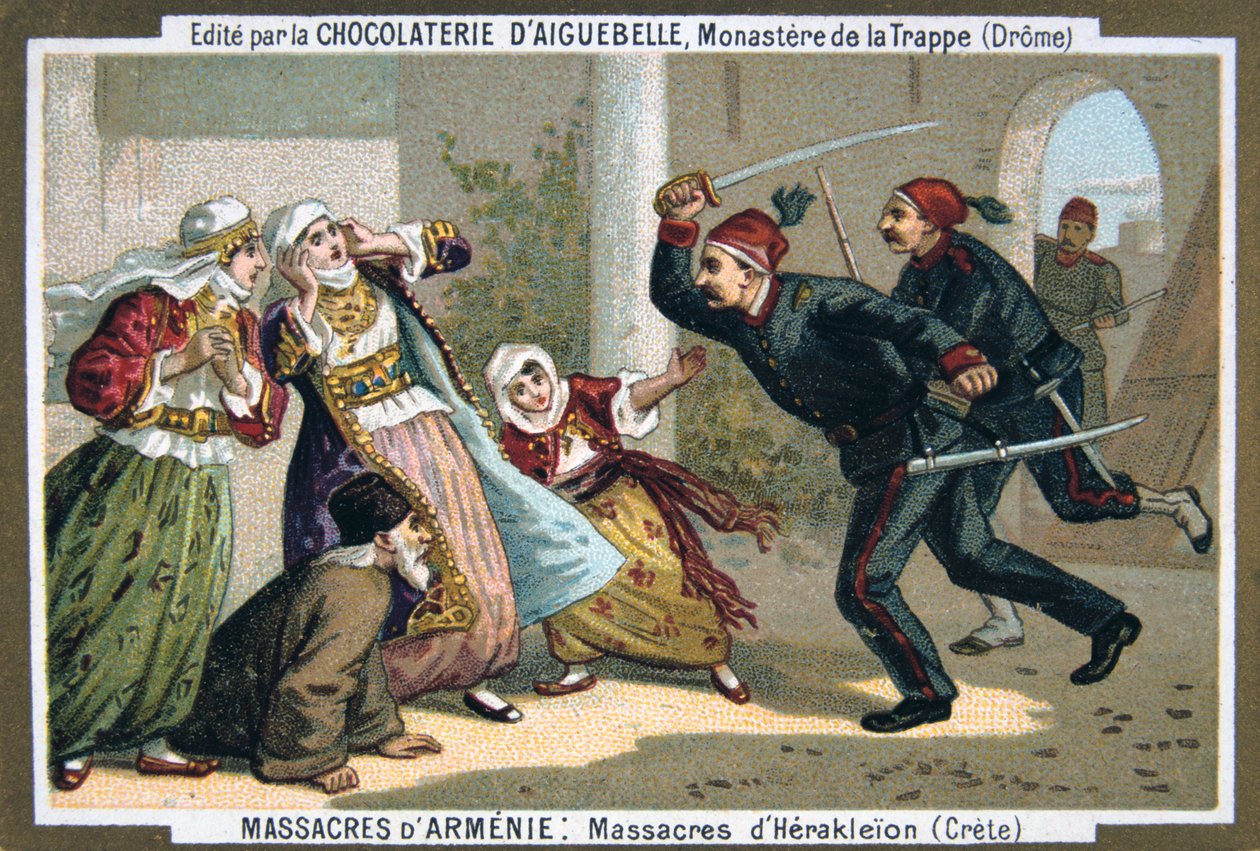 Massaker von Heraklion Kreta, 1895 von Unbekannt