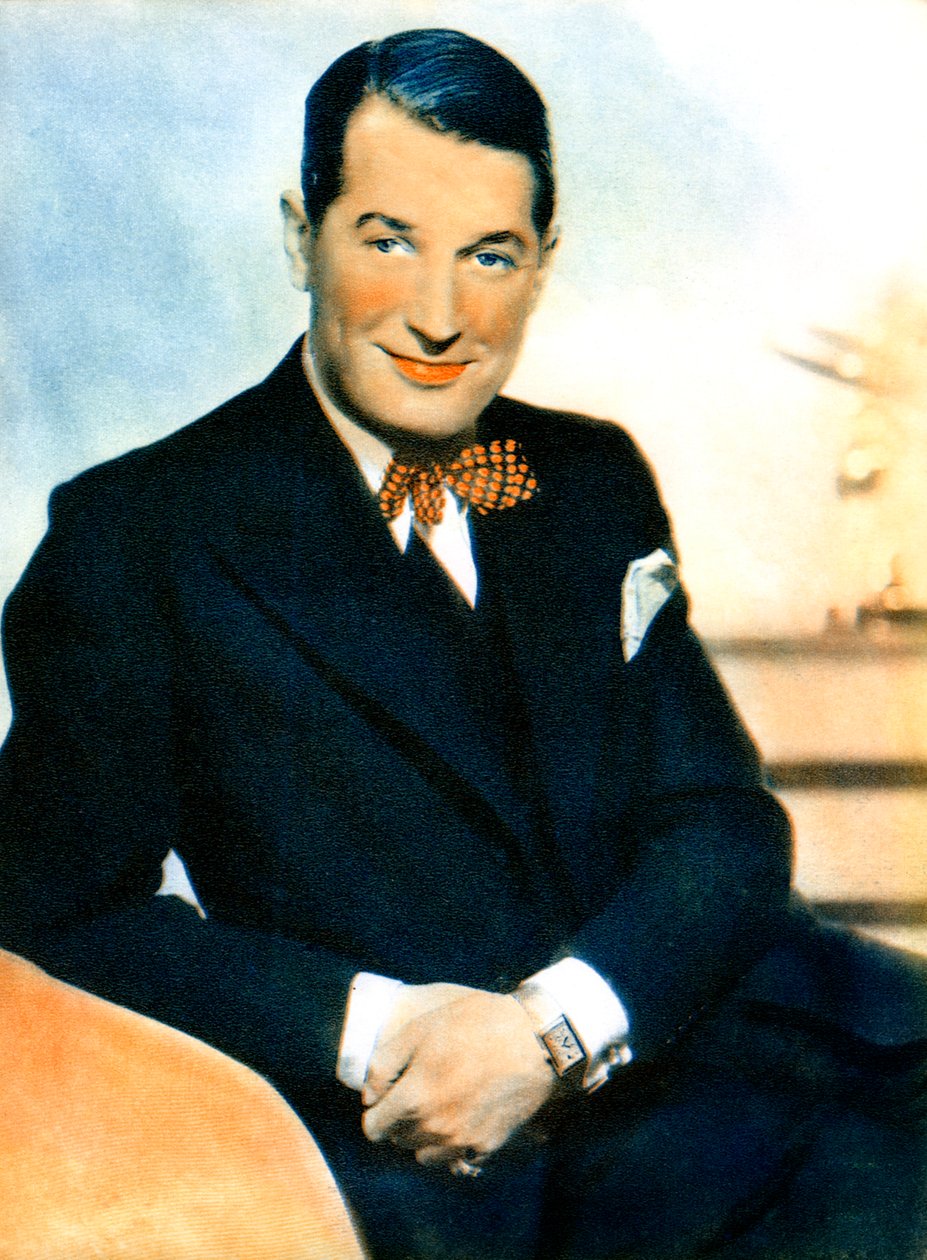 Maurice Chevalier, französischer Schauspieler und beliebter Entertainer, 1934-1935 von Unbekannt