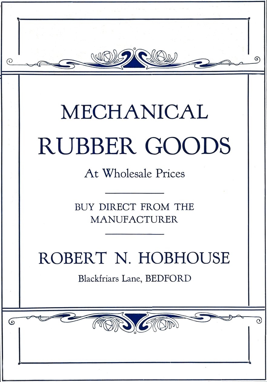 Mechanical Rubber Goods - Robert N. Hobhouse Werbung, 1916 von Unbekannt