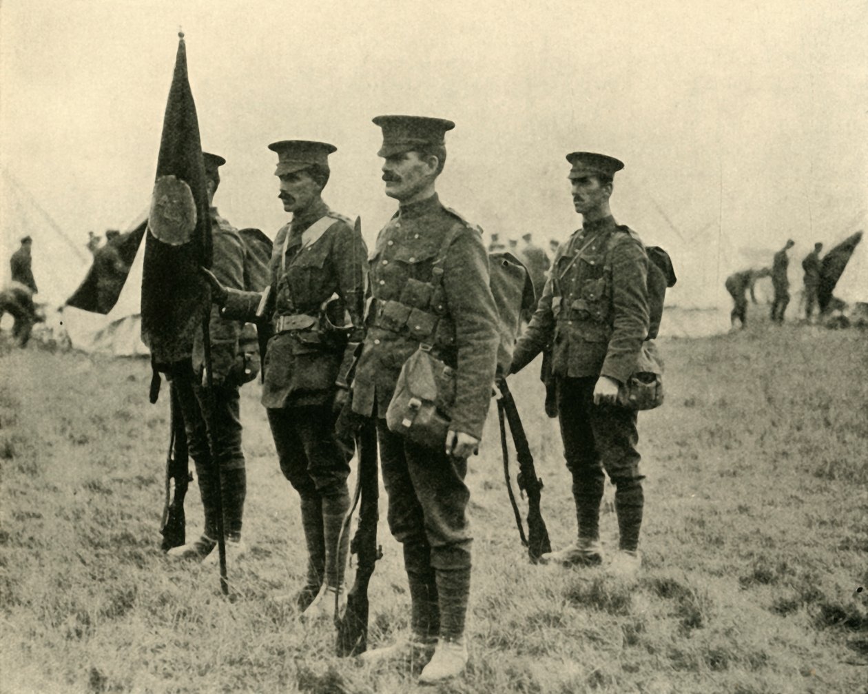 Männer der Princess Patricias Canadian Light Infantry, 1915, ca. 1920 von Unbekannt