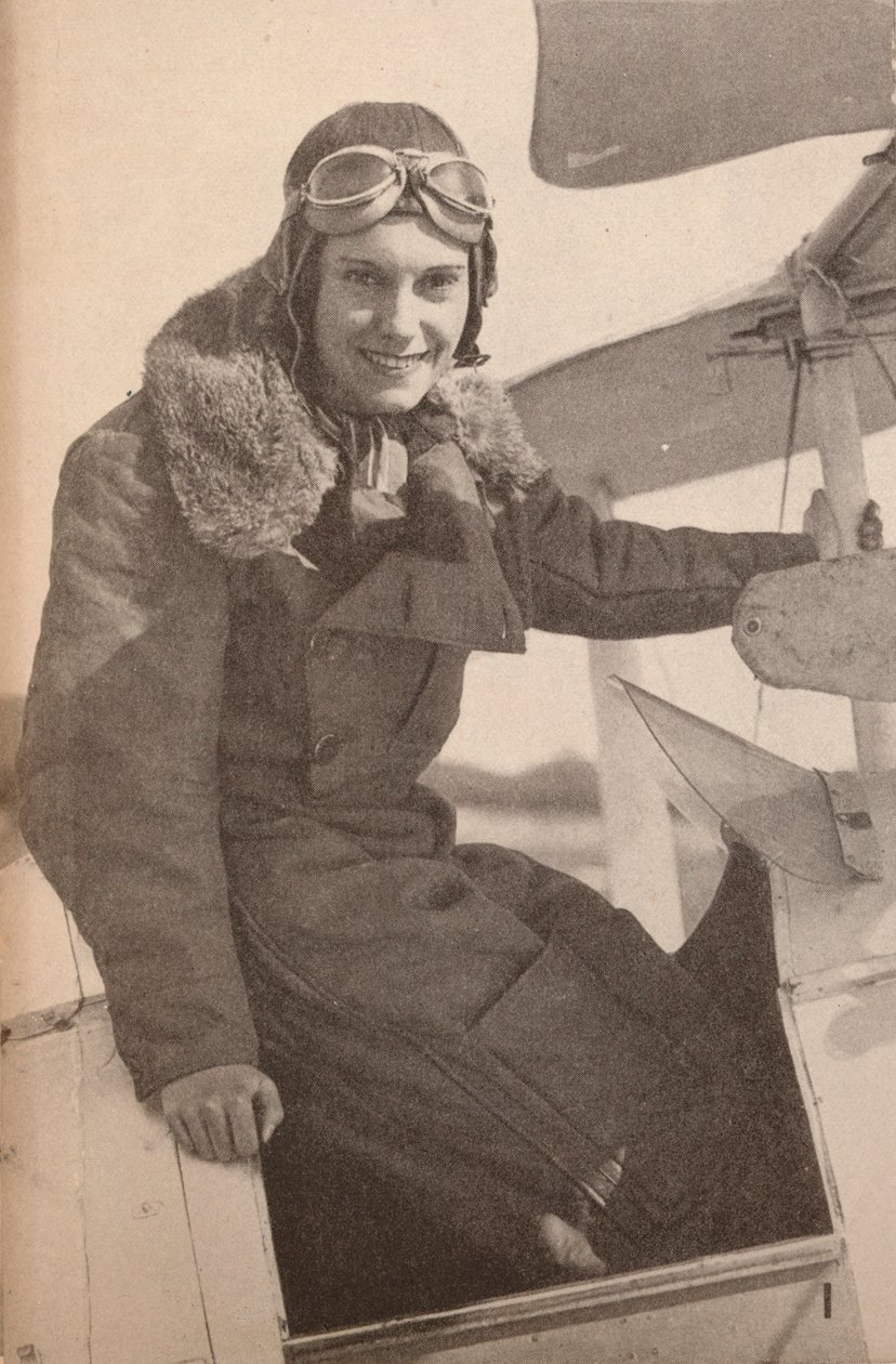 Miss Jean Batten, aus Neuseeland, die im Mai 1934 von England nach Australien flog von Unbekannt