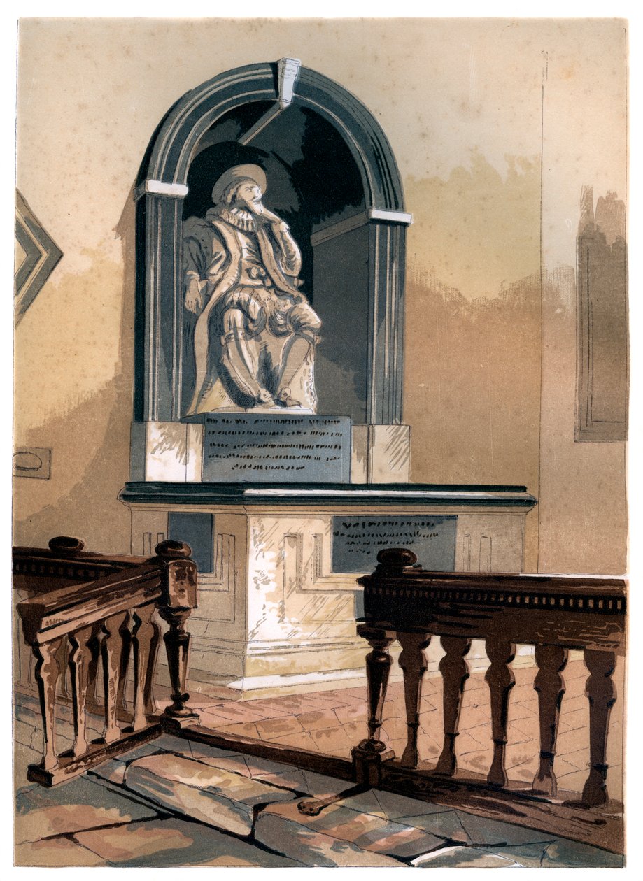 Denkmal für Francis Bacon in der St. Michaels Kirche bei St. Albans, Hertfordshire von Unbekannt