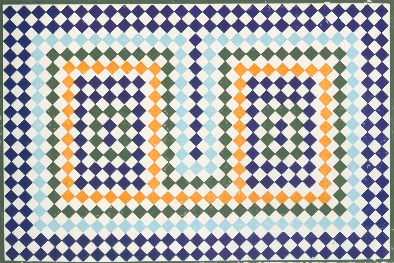 Mosaike in den Bädern, 1907 von Unbekannt
