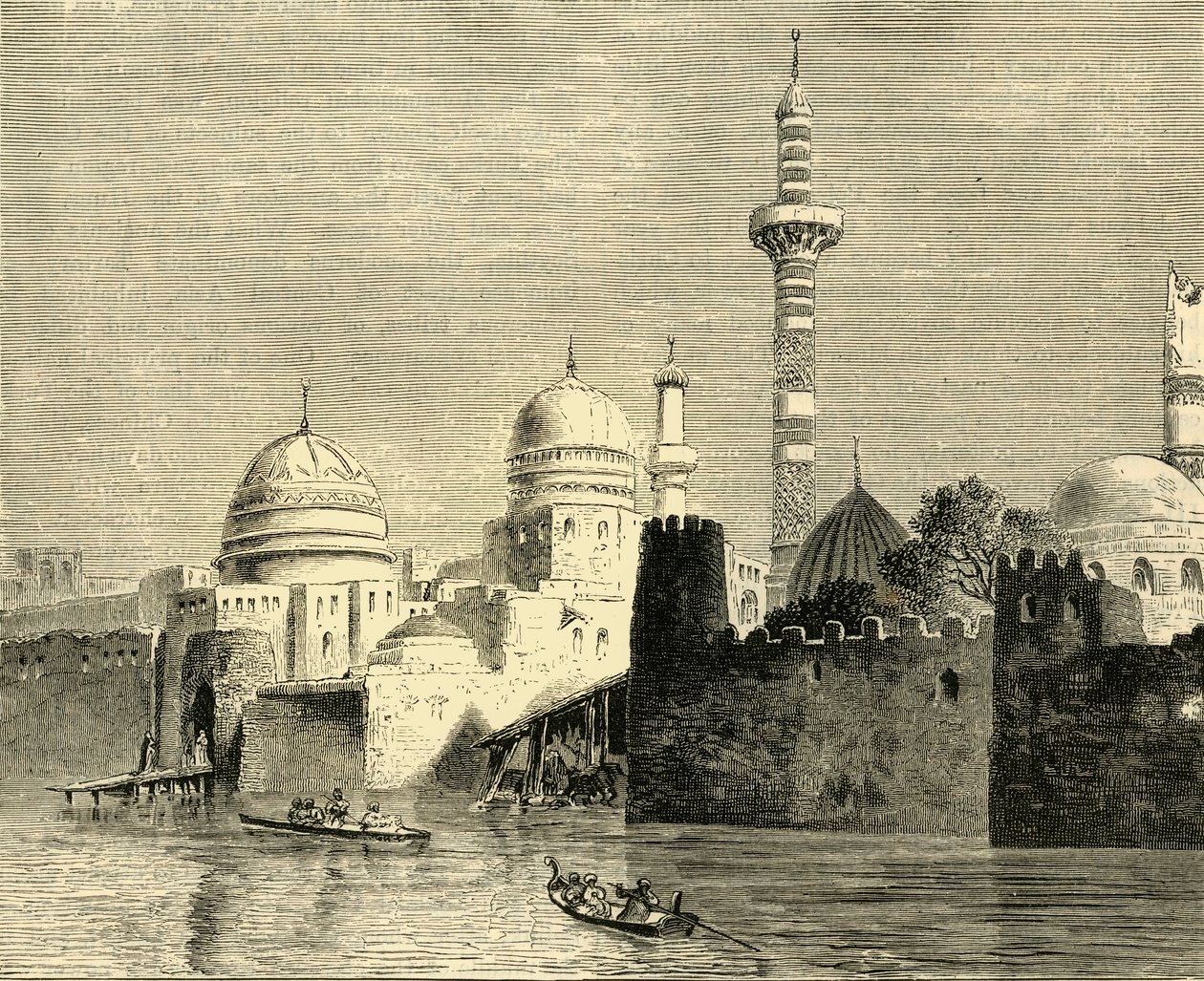 Mosul, Hauptstadt von Al-Jezireh Mesopotamien, 1890 von Unbekannt