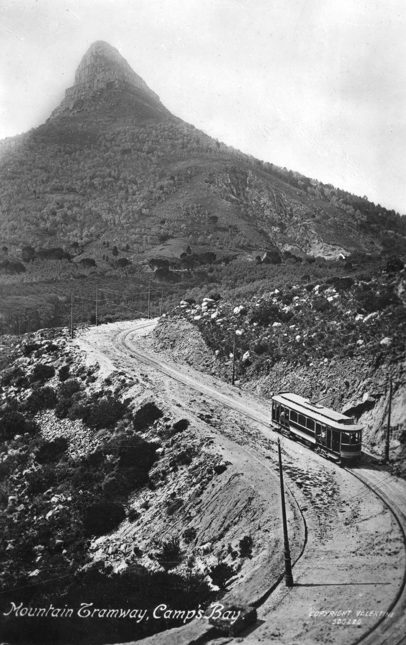 Bergbahn, Camps Bay, Kapstadt, Südafrika, 1917 von Unbekannt
