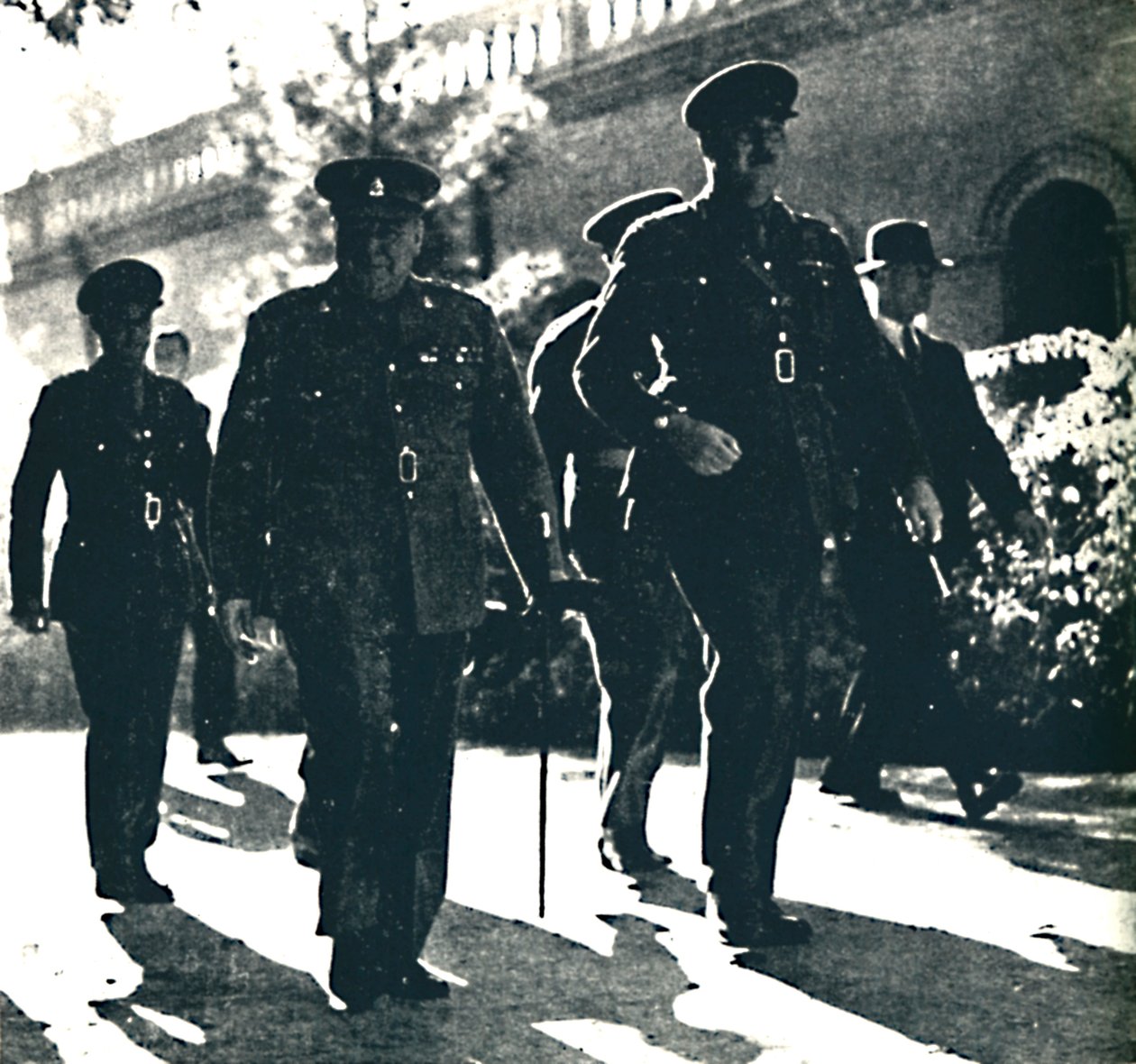 Herr Churchill besucht Teheran, Persien, 1. Dezember 1943, 1945 von Unbekannt