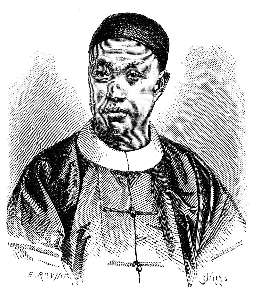 Herr Yang, Attaché der chinesischen Gesandtschaft in Paris, um 1890 von Unbekannt
