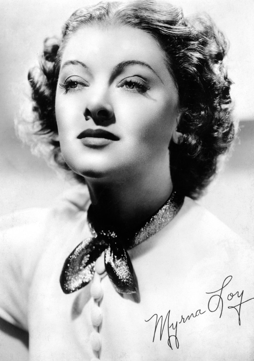 Myrna Loy 1905-1993, amerikanische Schauspielerin, ca. 1930er-1940er von Unbekannt