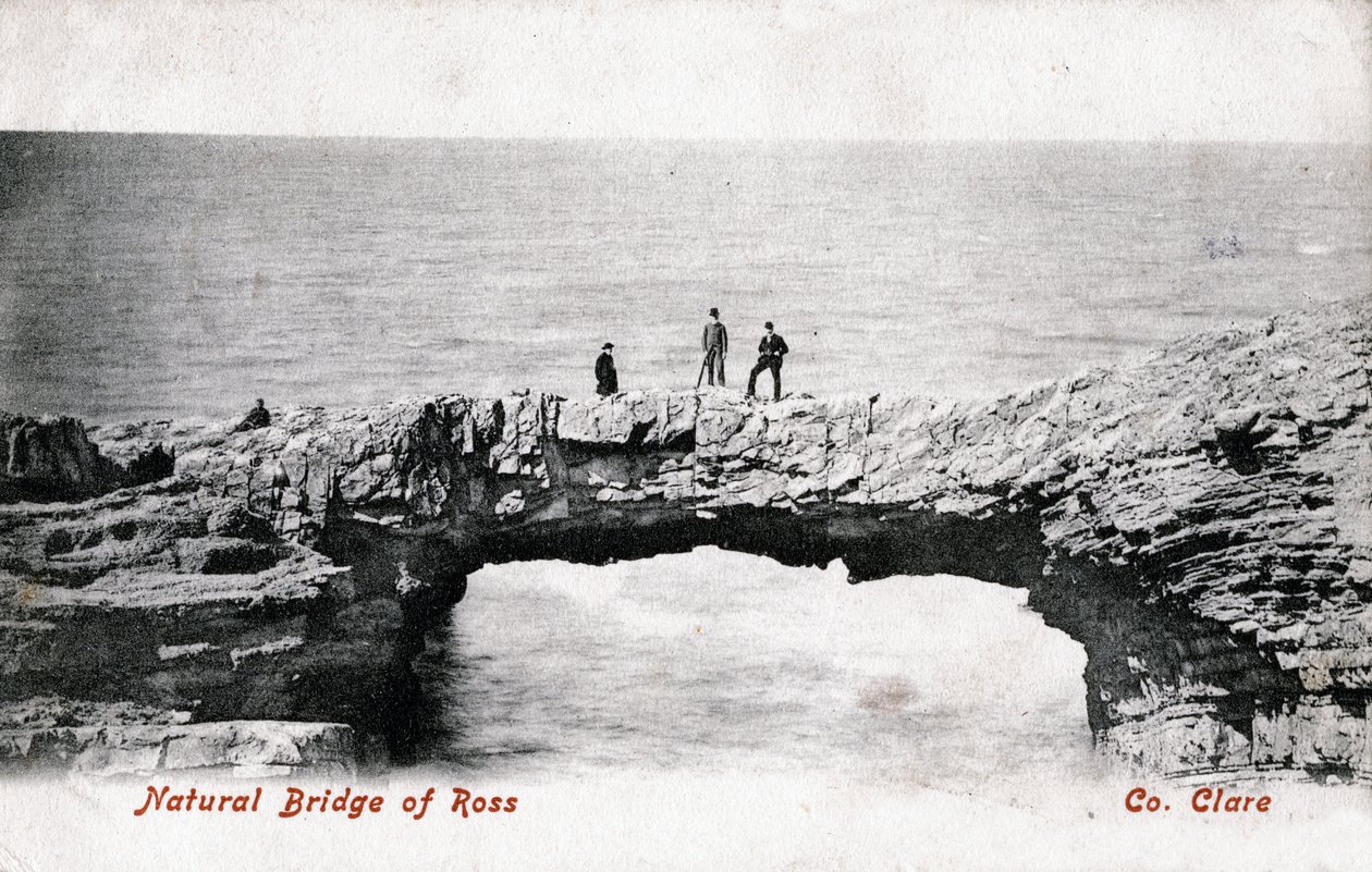Natürliche Brücke von Ross, County Clare, Irland, 1906 von Unbekannt