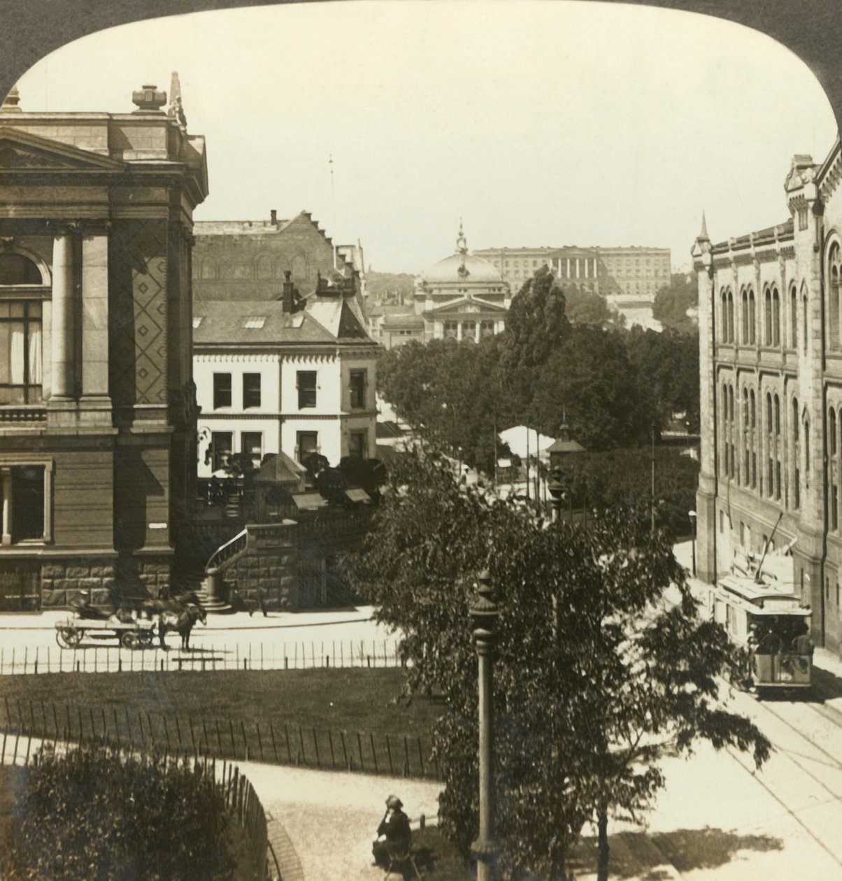 Norwegens schöne Hauptstadt, Christiania, Norwegen, ca. 1905 von Unbekannt