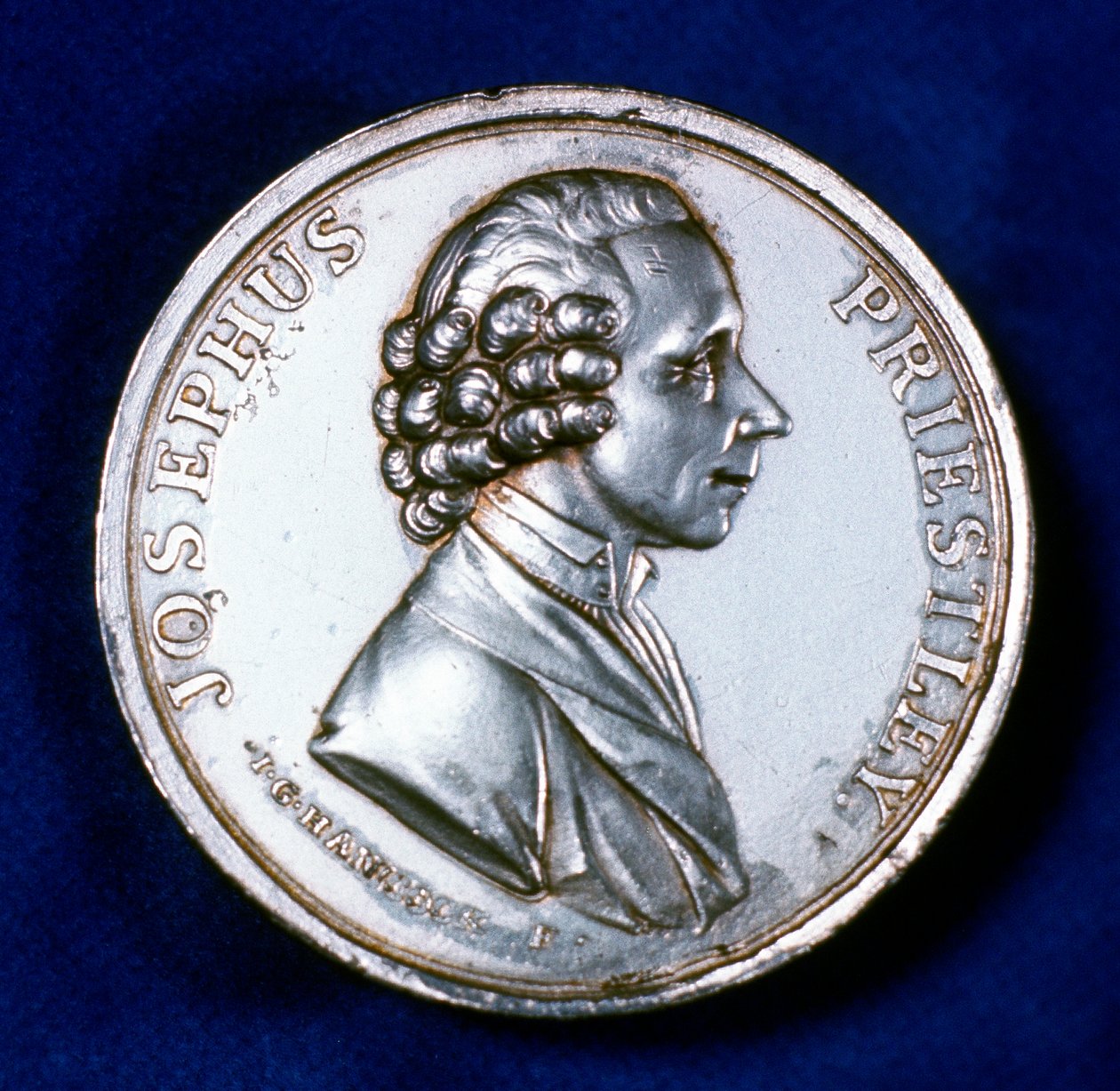 Vorderseite der Gedenkmedaille für Joseph Priestley 1733-1804, 1803 von Unbekannt