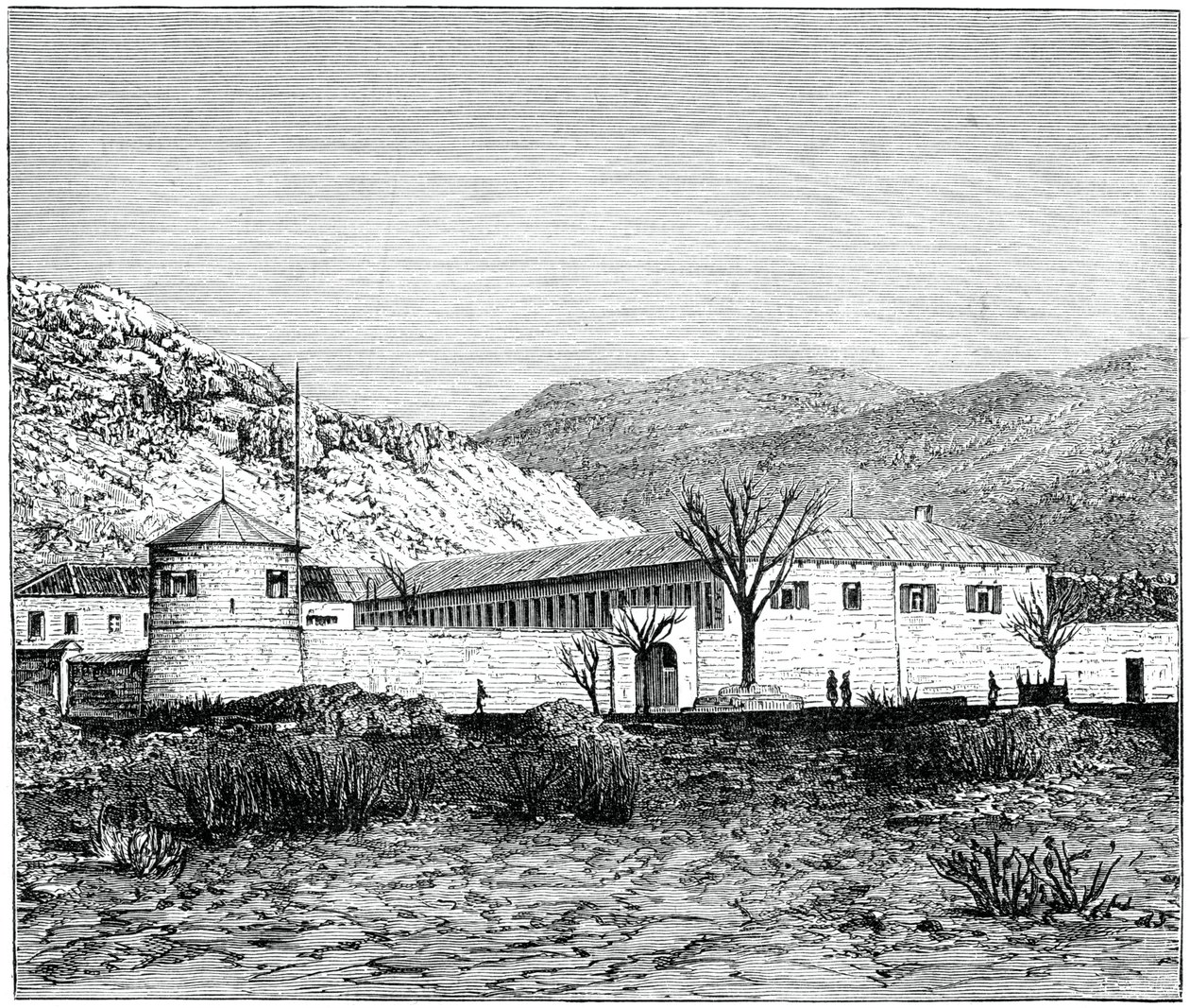 Altes Schloss, Cettigne, Republik Montenegro, 1900 von Unbekannt