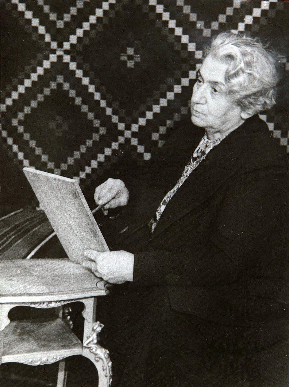 Olga Forsh, russische Autorin, Mitte 20. Jahrhundert von Unbekannt