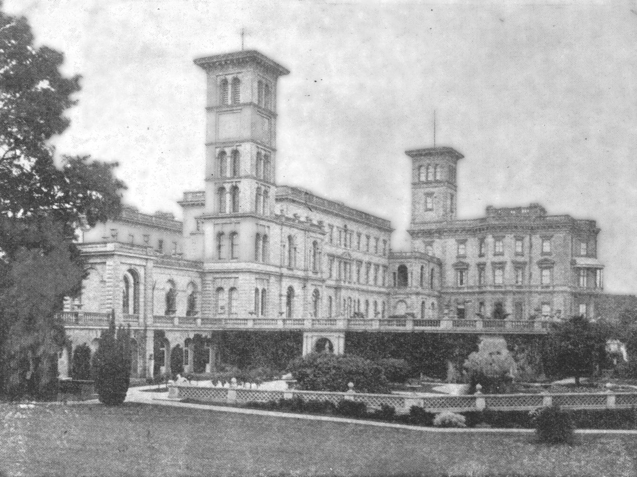 Osborne House zur Zeit von Victoria, 1901 von Unbekannt