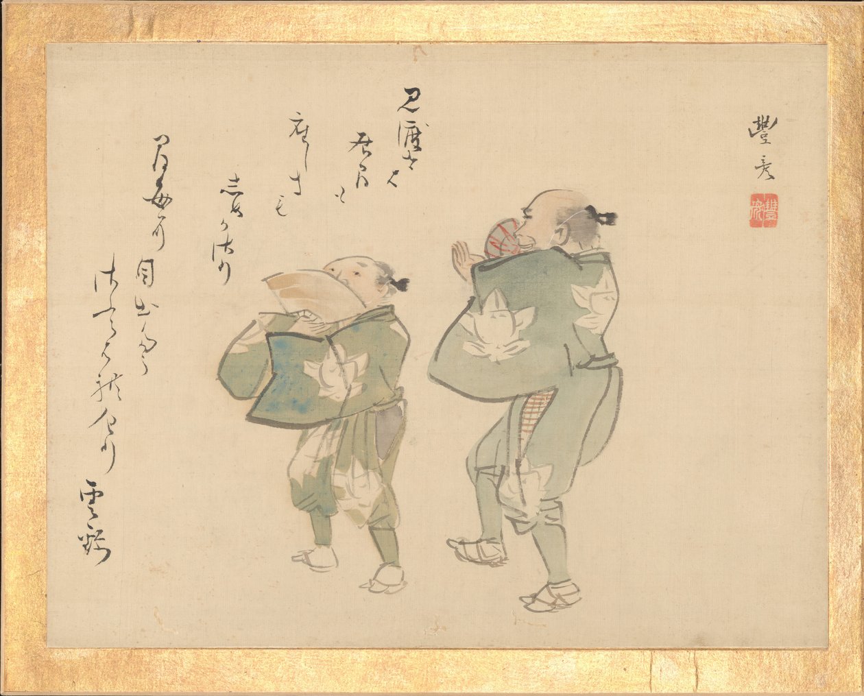 Malalbum des erhabenen Talents Shinmyo gajo, ca. 1815 von Unbekannt