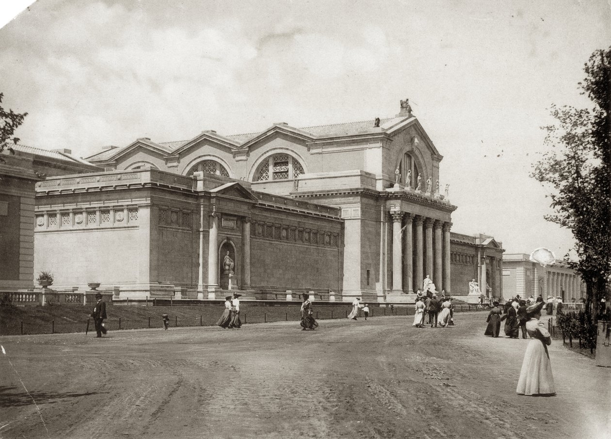 Palast der Kunst auf der Weltausstellung 1904 von Unbekannt