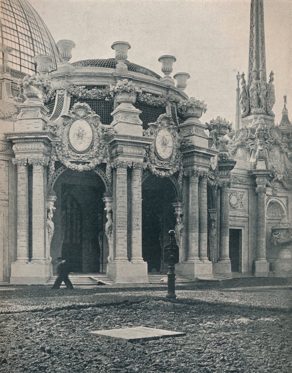 Panama-Pacific International Exposition: Haupteingang zum Palast der Gartenbaukunst, 1915 von Unbekannt