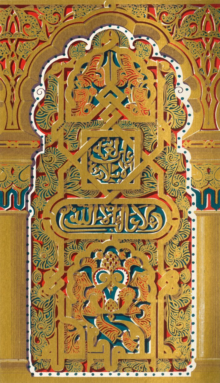 Tafel im oberen Raum des Hauses von Sanchez, 1907 von Unbekannt