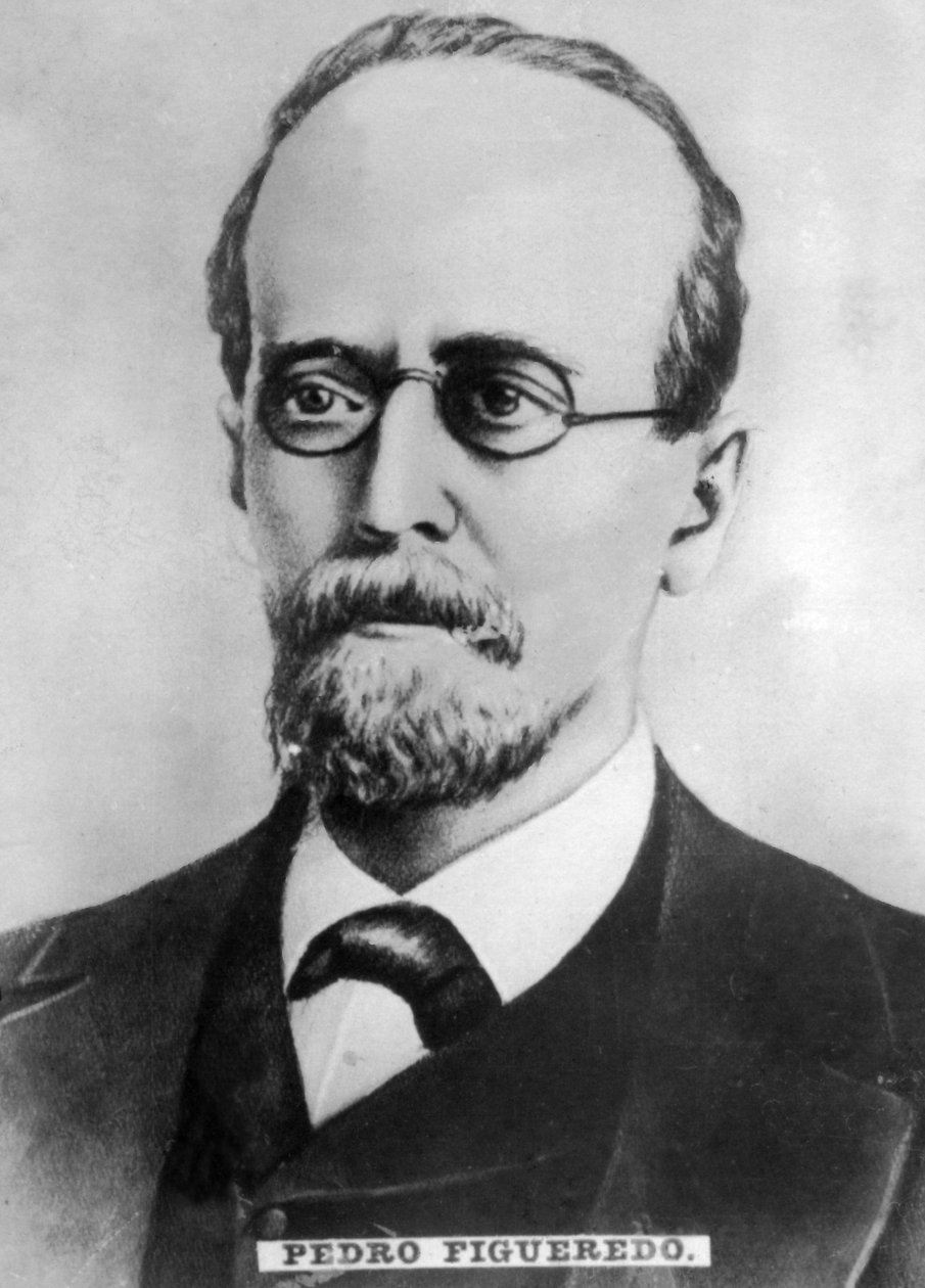 Pedro Felipe Figueredo 1818-1870, kubanischer Dichter, Musiker und Freiheitskämpfer, um 1910 von Unbekannt