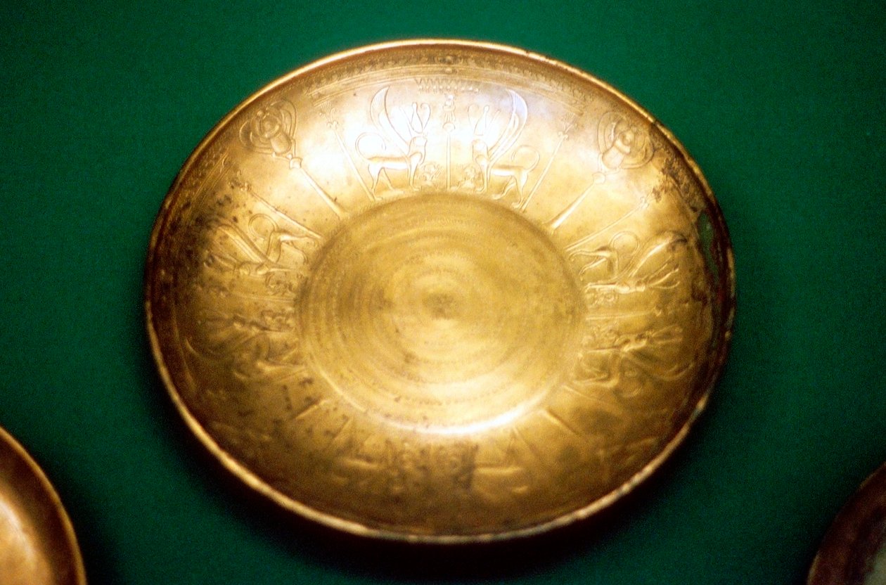 Phönizische Bronzeschale aus Nimrud, Assyrien, 8. Jahrhundert v. Chr. von Unbekannt