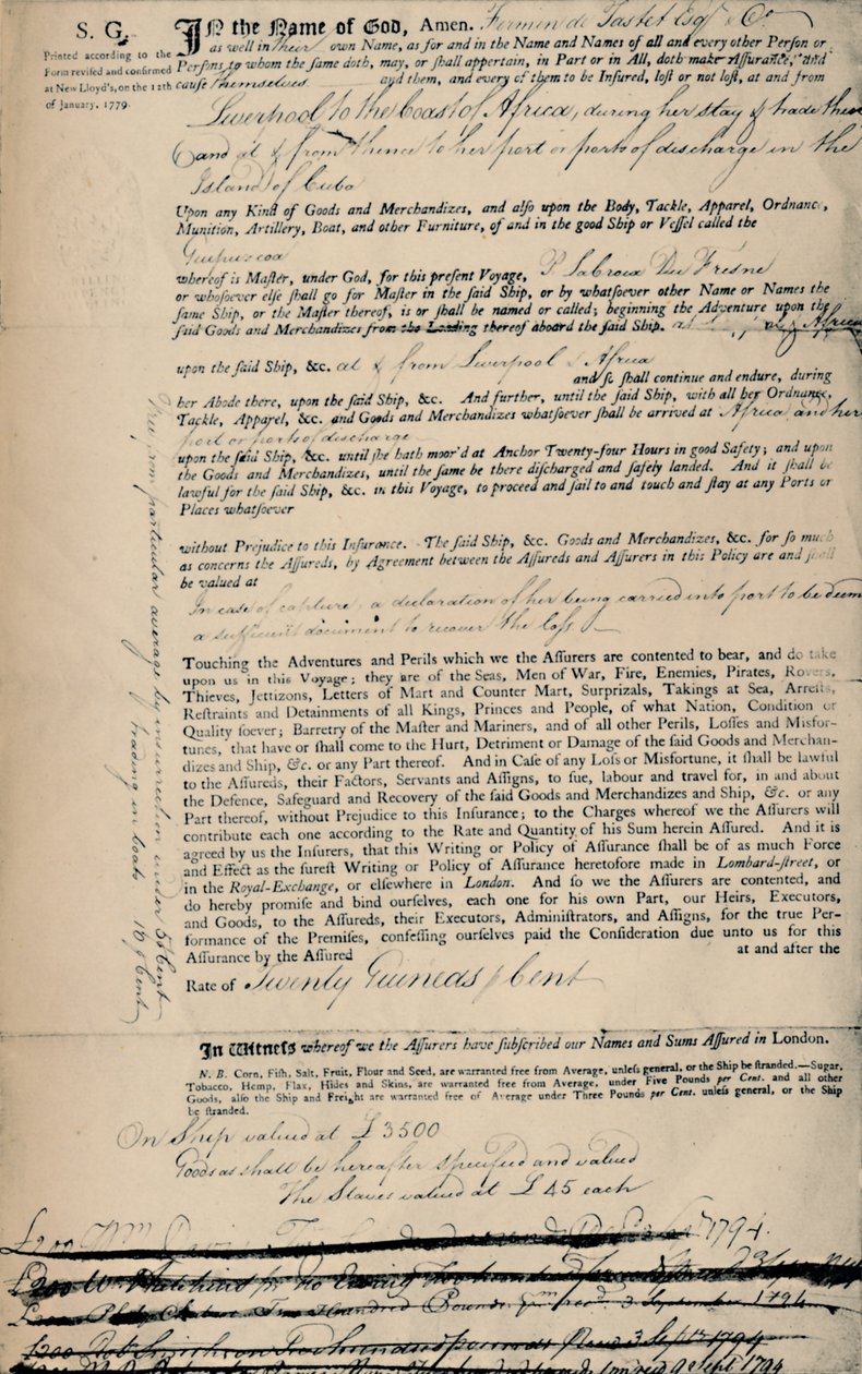 Politik über Sklaven, 1794, 1928 von Unbekannt
