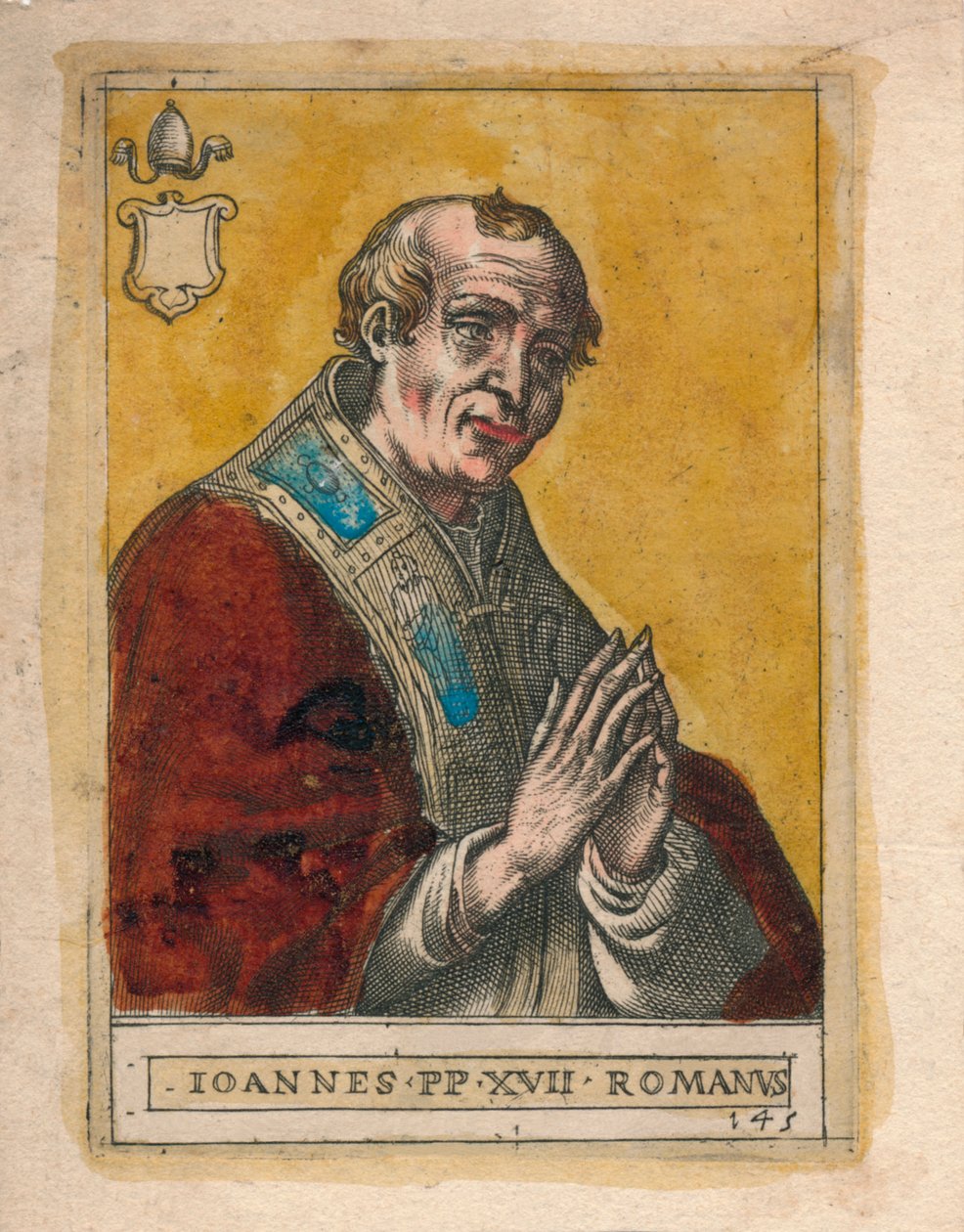 Papst Johannes XVII von Unbekannt hochwertiger Kunstdruck