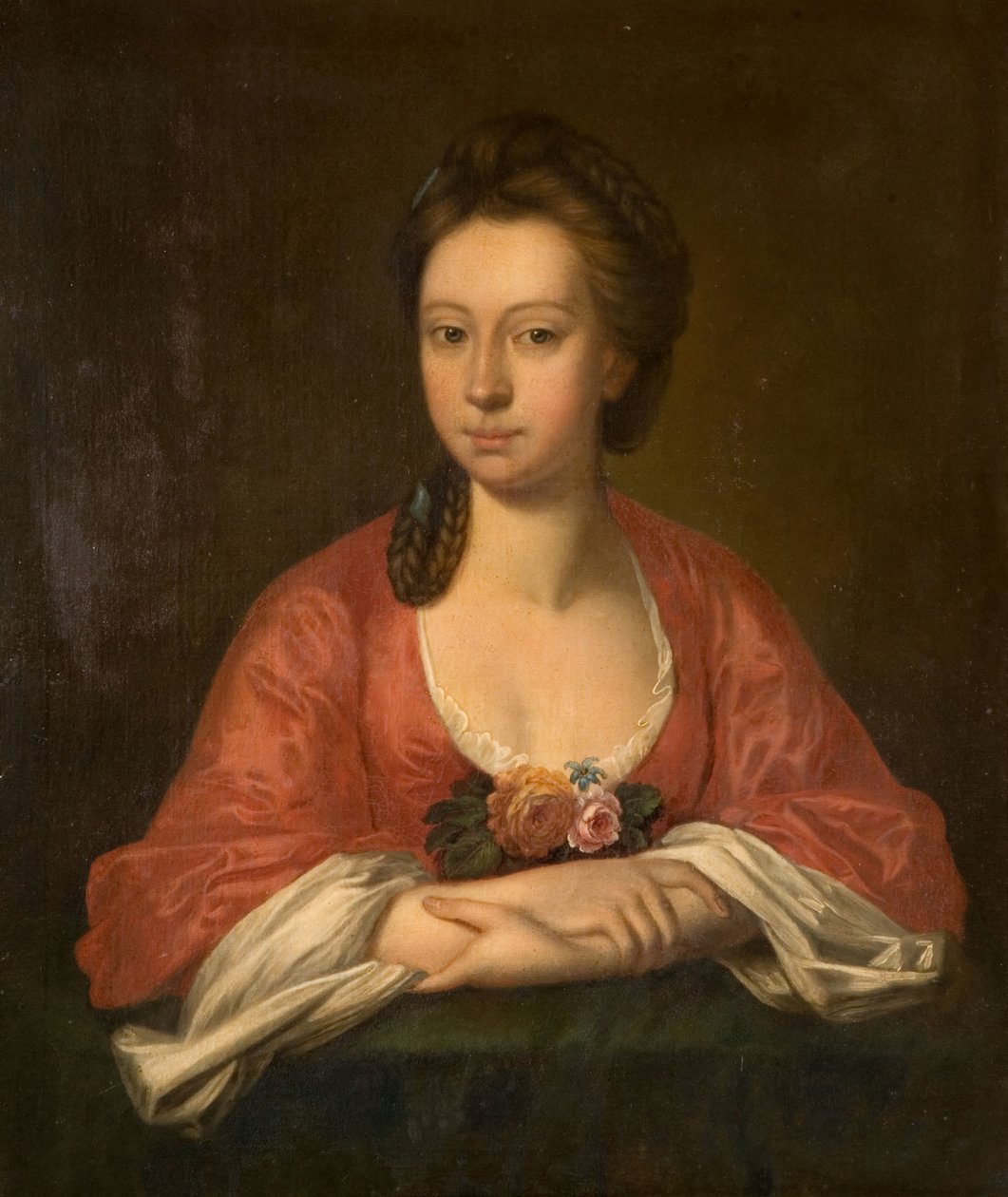 Porträt einer Frau, möglicherweise Anne Jesson, 1750-1800 von Unbekannt