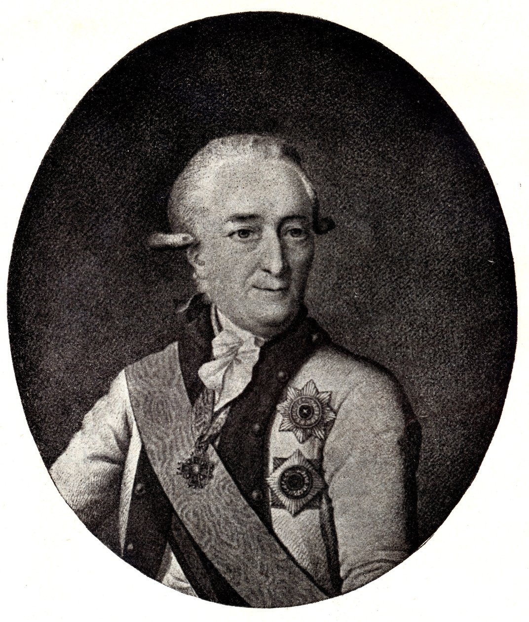 Porträt von Admiral Vasiliy Chichagov 1726-1809, frühes 19. Jahrhundert von Unbekannt