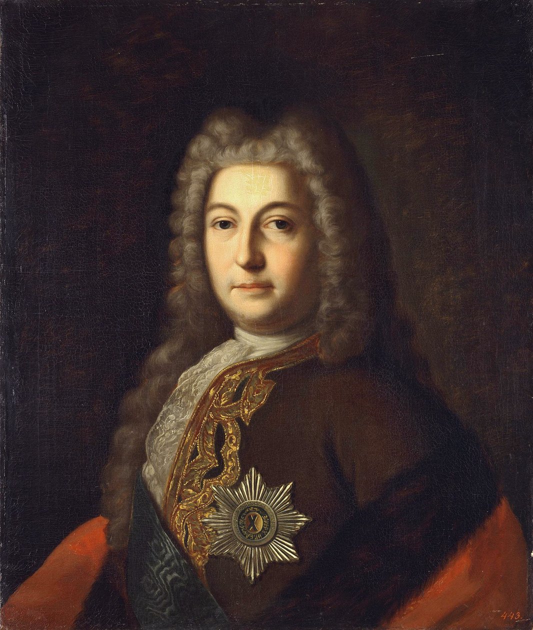 Porträt von Graf Heinrich Johann Friedrich Andrei Ostermann 1687-1747, spätes 18. Jahrhundert von Unbekannt