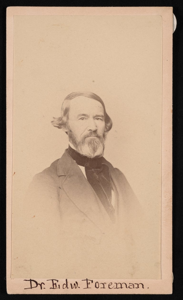 Porträt von Dr. Edward R. Foreman von Unbekannt