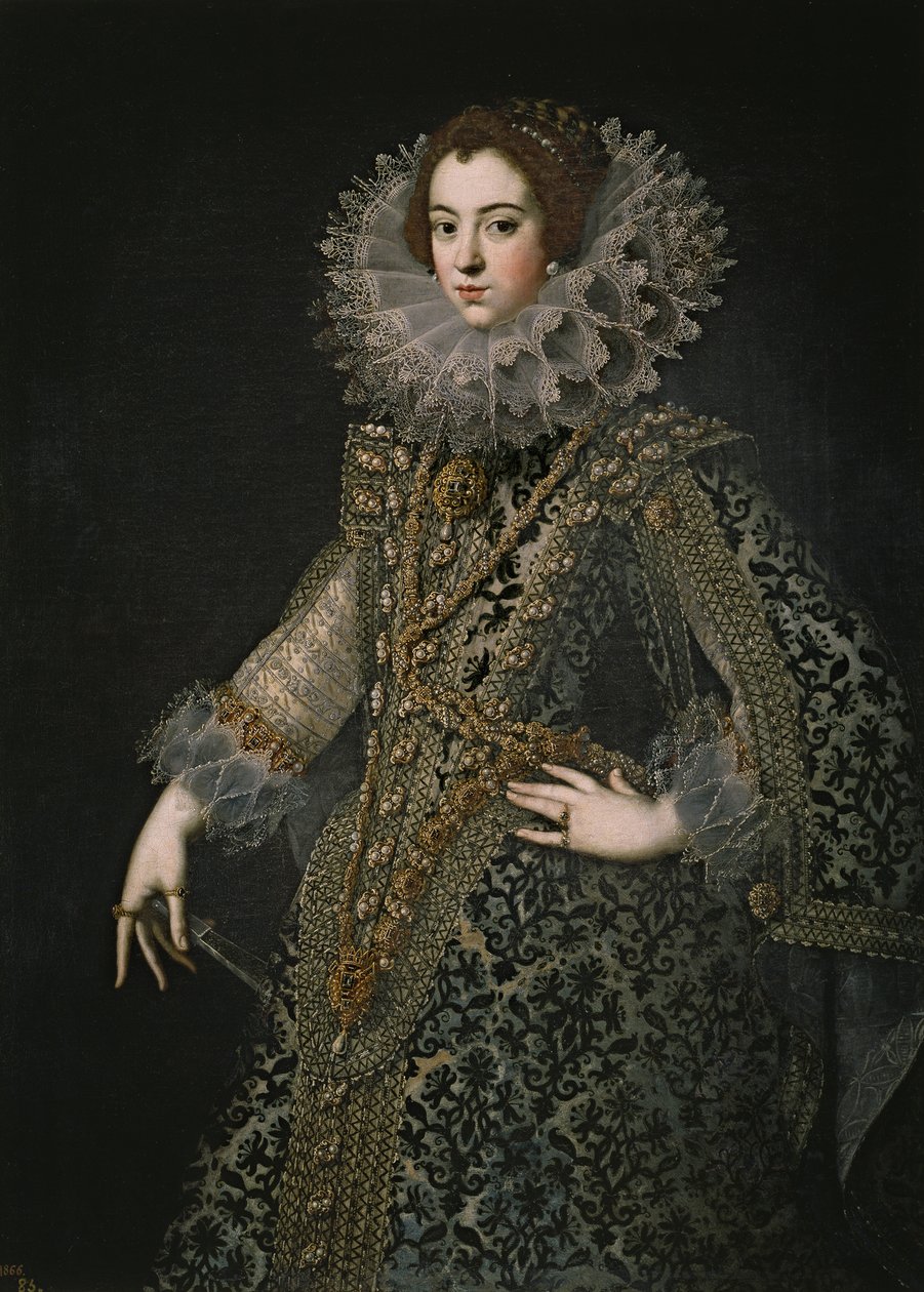 Porträt von Elisabeth von Frankreich 1602-1644, Königin von Spanien, um 1620 von Unbekannt