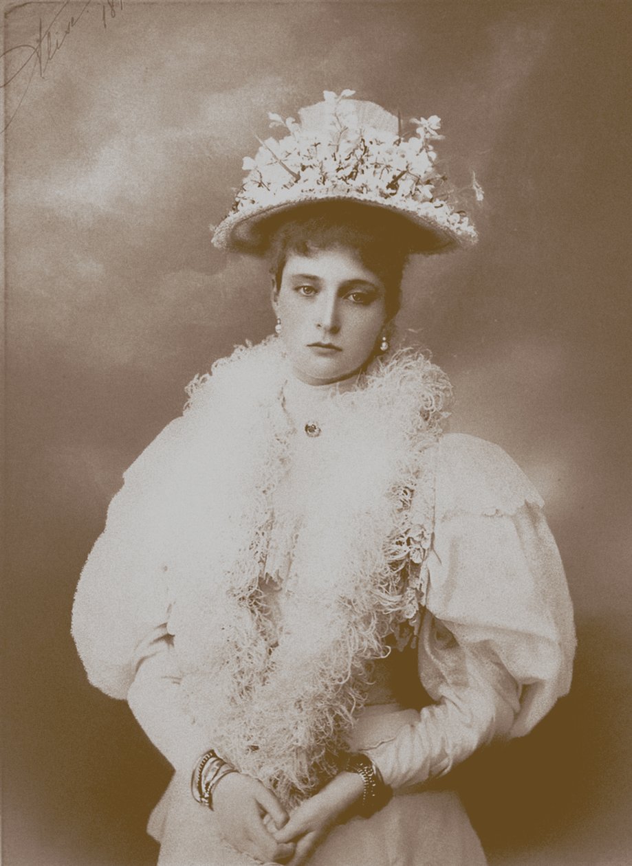 Porträt von Kaiserin Alexandra Fjodorowna, der Frau von Zar Nikolaus II. von Russland, 1872-1918 von Unbekannt