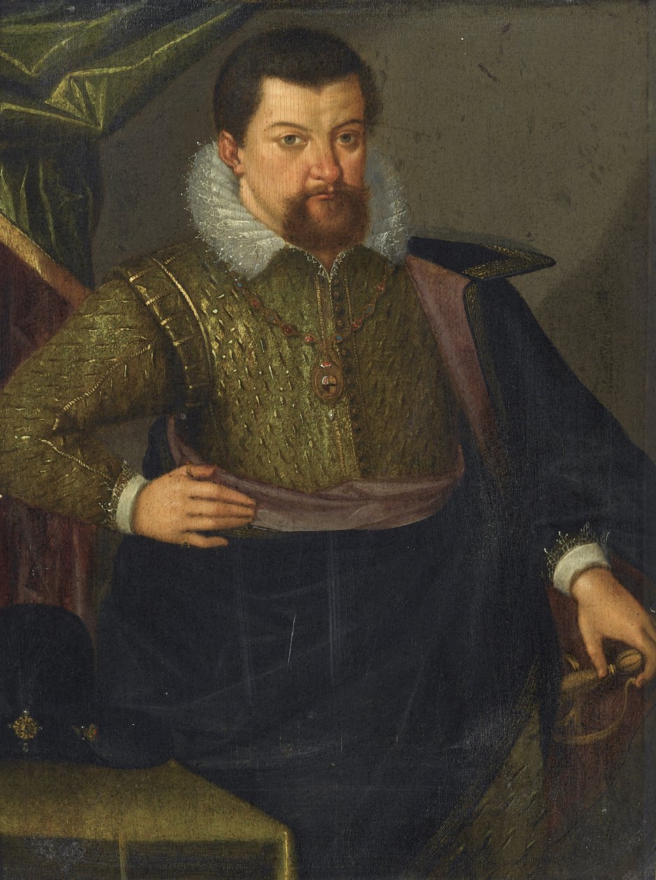 Porträt von Johann Georg I. 1585-1656, Kurfürst von Sachsen, 1611 von Unbekannt