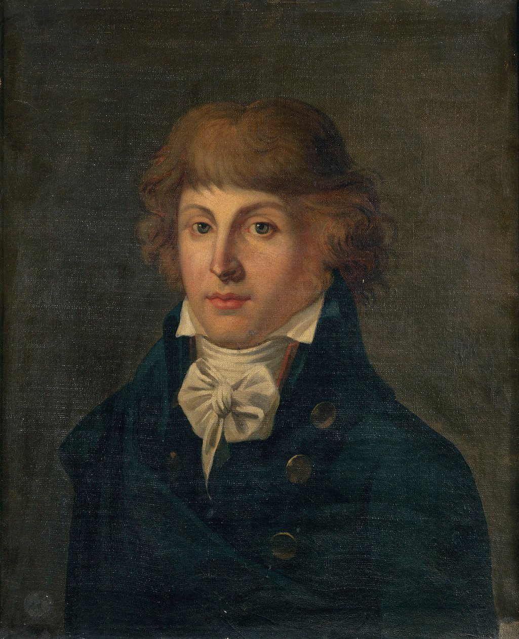 Porträt von Louis Antoine de Saint-Just von Unbekannt