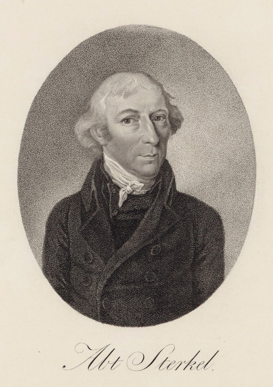 Porträt des Pianisten und Komponisten Franz Xaver Sterkel 1750-1817, 1816 von Unbekannt