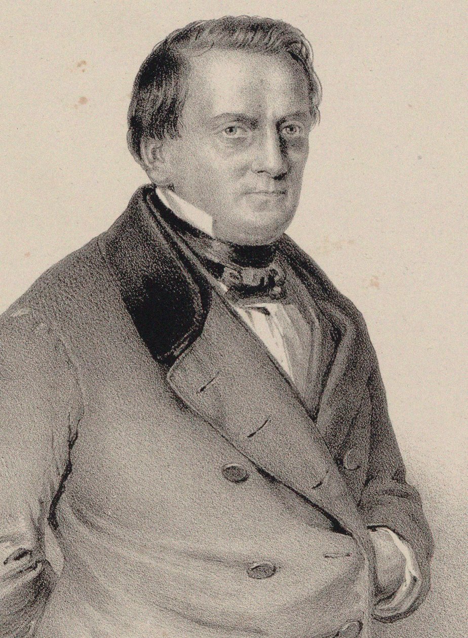 Porträt des Komponisten Franz Lachner 1803-1890, 1850 von Unbekannt