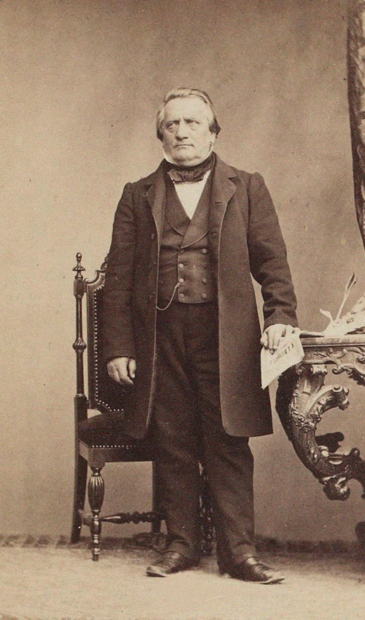 Porträt des Komponisten Franz Lachner 1803-1890, ca. 1850 von Unbekannt