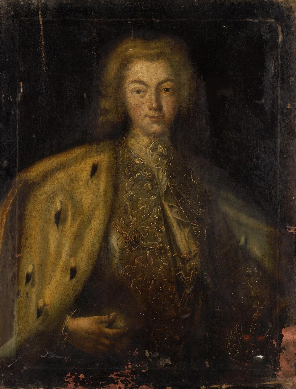 Porträt des Zaren Peter II. von Russland, 18. Jahrhundert von Unbekannt