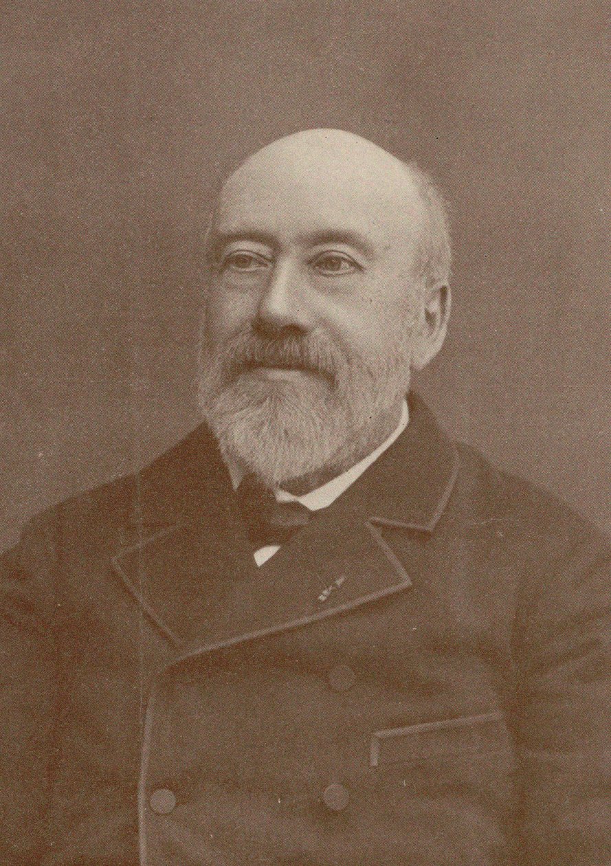Porträt des Komponisten und Chansonniers Gustave Nadaud 1820-1893, 1880 von Unbekannt