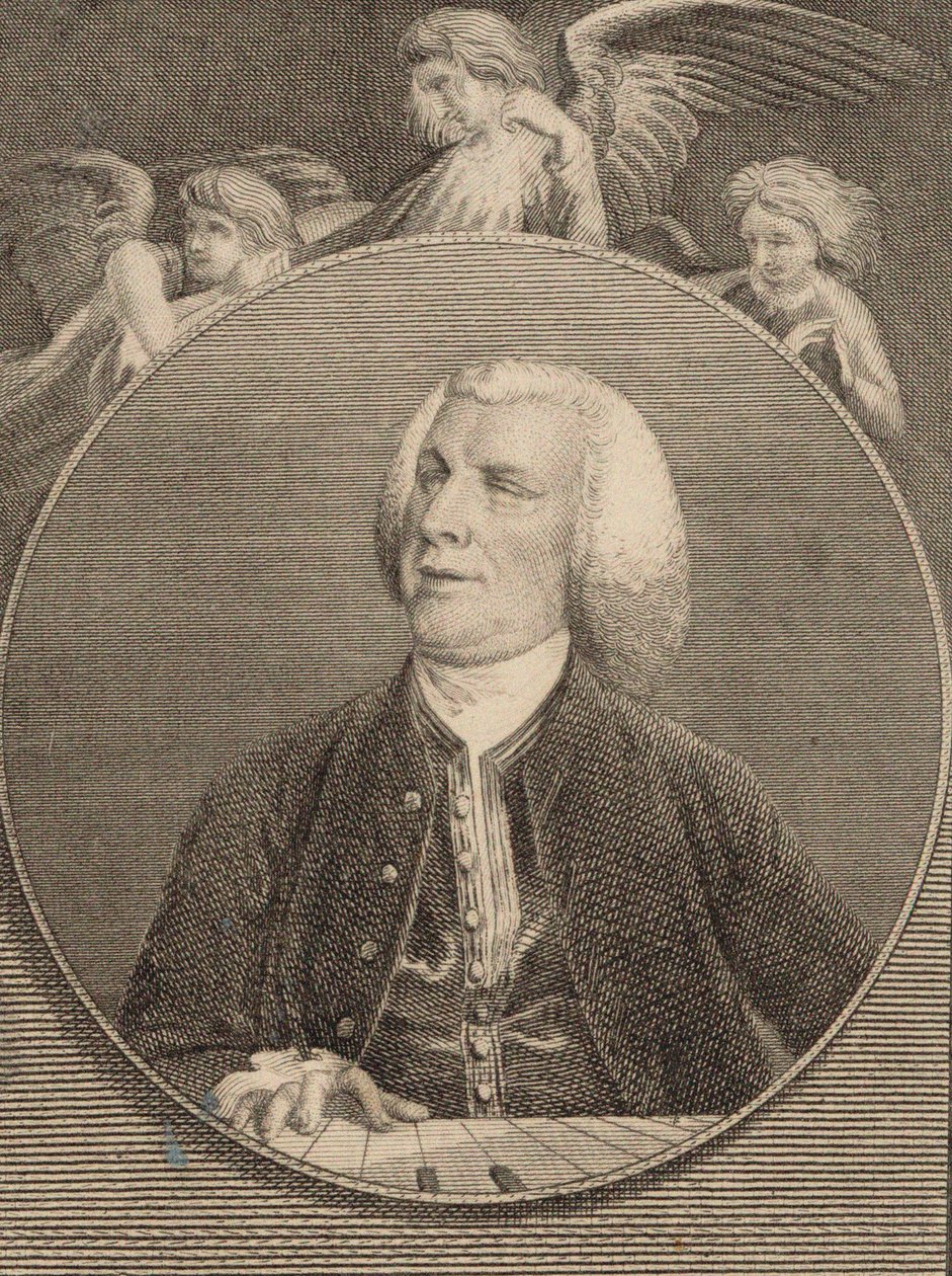 Porträt des Organisten und Komponisten John Stanley 1712-1786, 1784 von Unbekannt